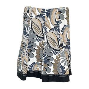 💕 3 for $15💕 Amanda Lane Women’s Skirt Size 12 Muted Floral Hippy Jungle Print
